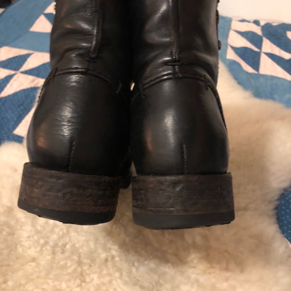 Frye ankle boots black 8 zip - Picture 4 of 7